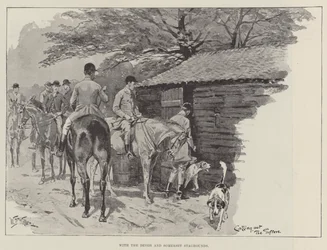 Med Devon og Somerset Staghounds